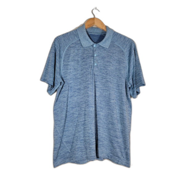 Lululemon Men's Blue Polo Shirt - Medium - Picture 1 of 5